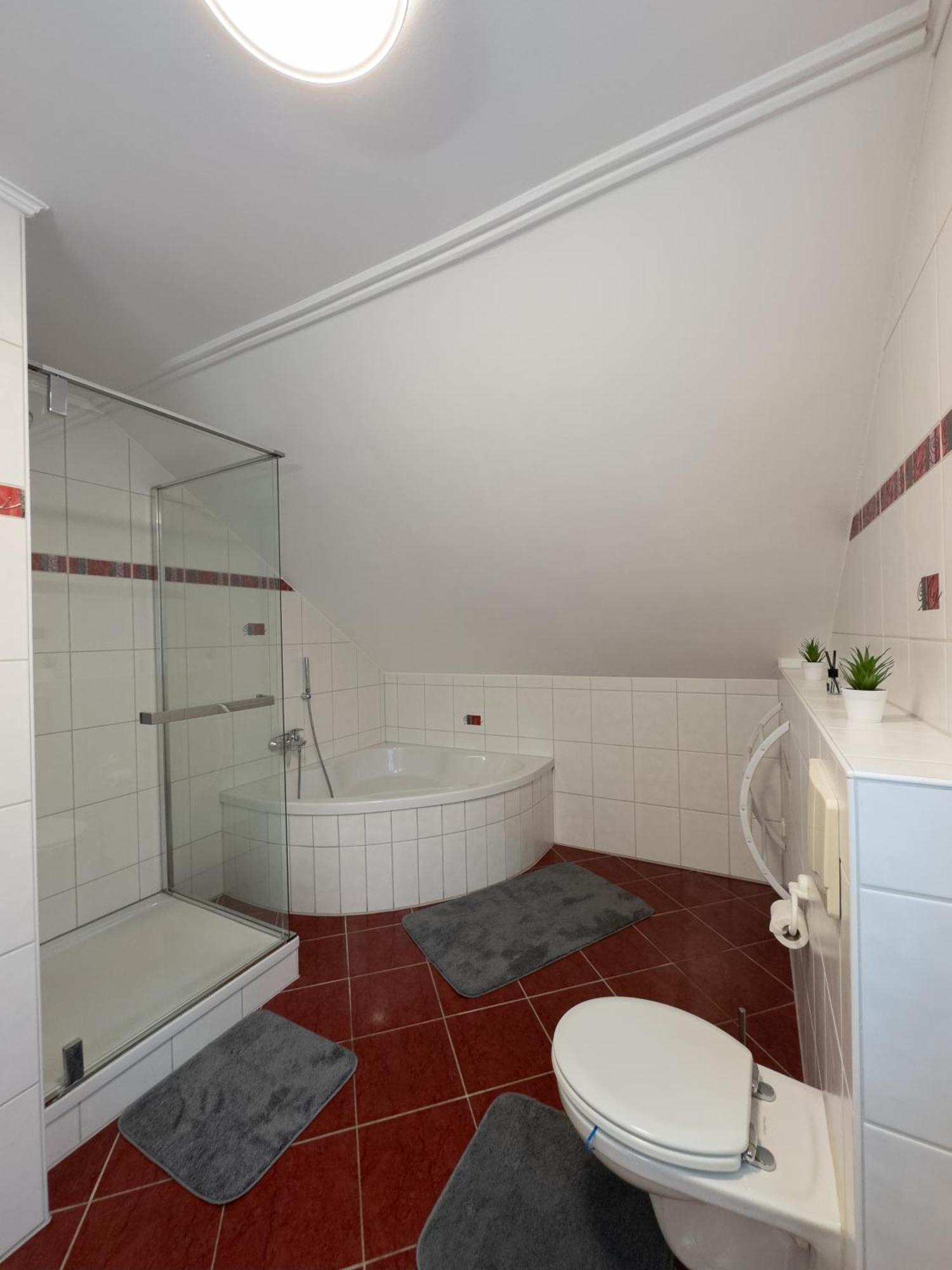 Ganzes Ferienhaus In Leipzig Mit Garage Und Fussbodenheizung エクステリア 写真