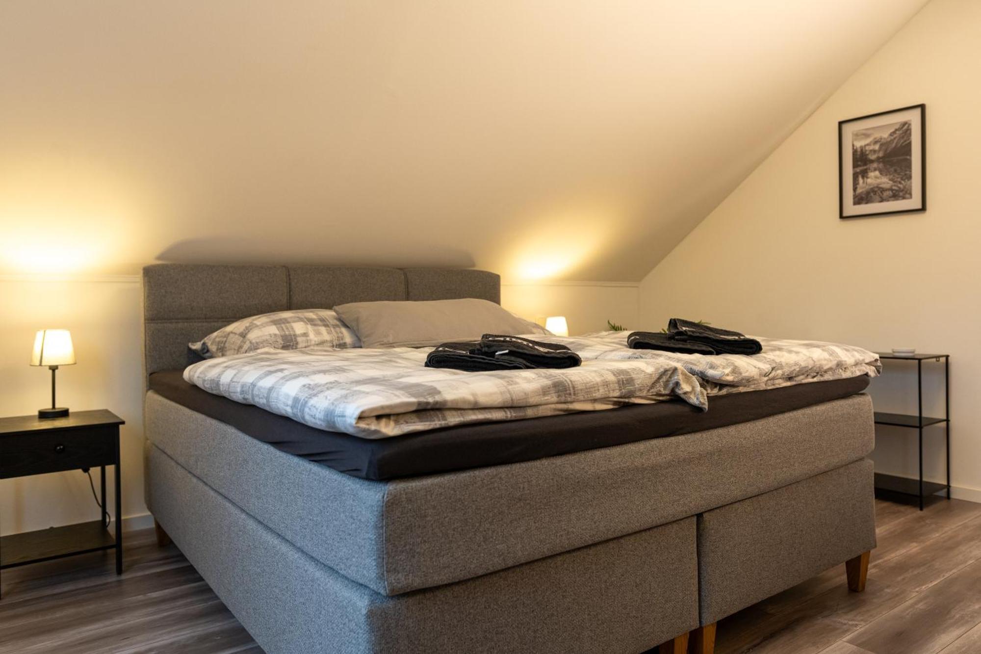 Ganzes Ferienhaus In Leipzig Mit Garage Und Fussbodenheizung エクステリア 写真