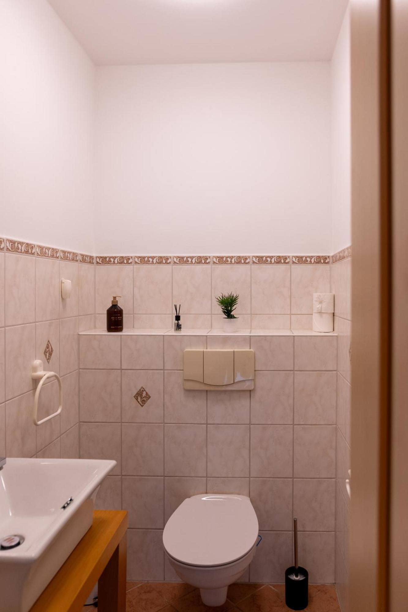 Ganzes Ferienhaus In Leipzig Mit Garage Und Fussbodenheizung エクステリア 写真